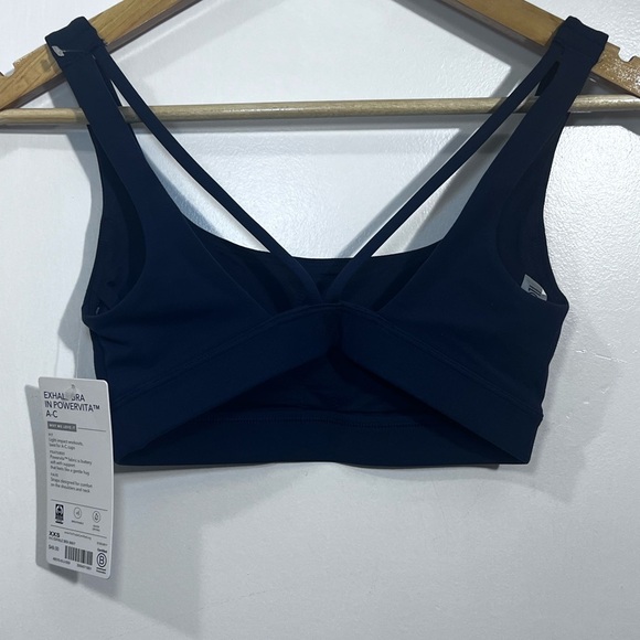 Athleta Blue Sports Bra with Racerback Design - Picture 2 of 8